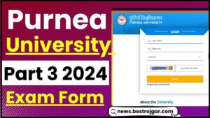 Purnea University Part 3 Exam Form