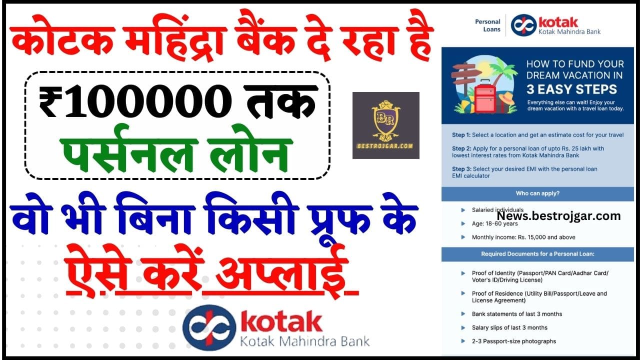 Kotak Mahindra Bank Personal Loan