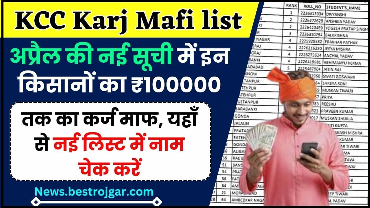 KCC Karj Mafi New list 2024