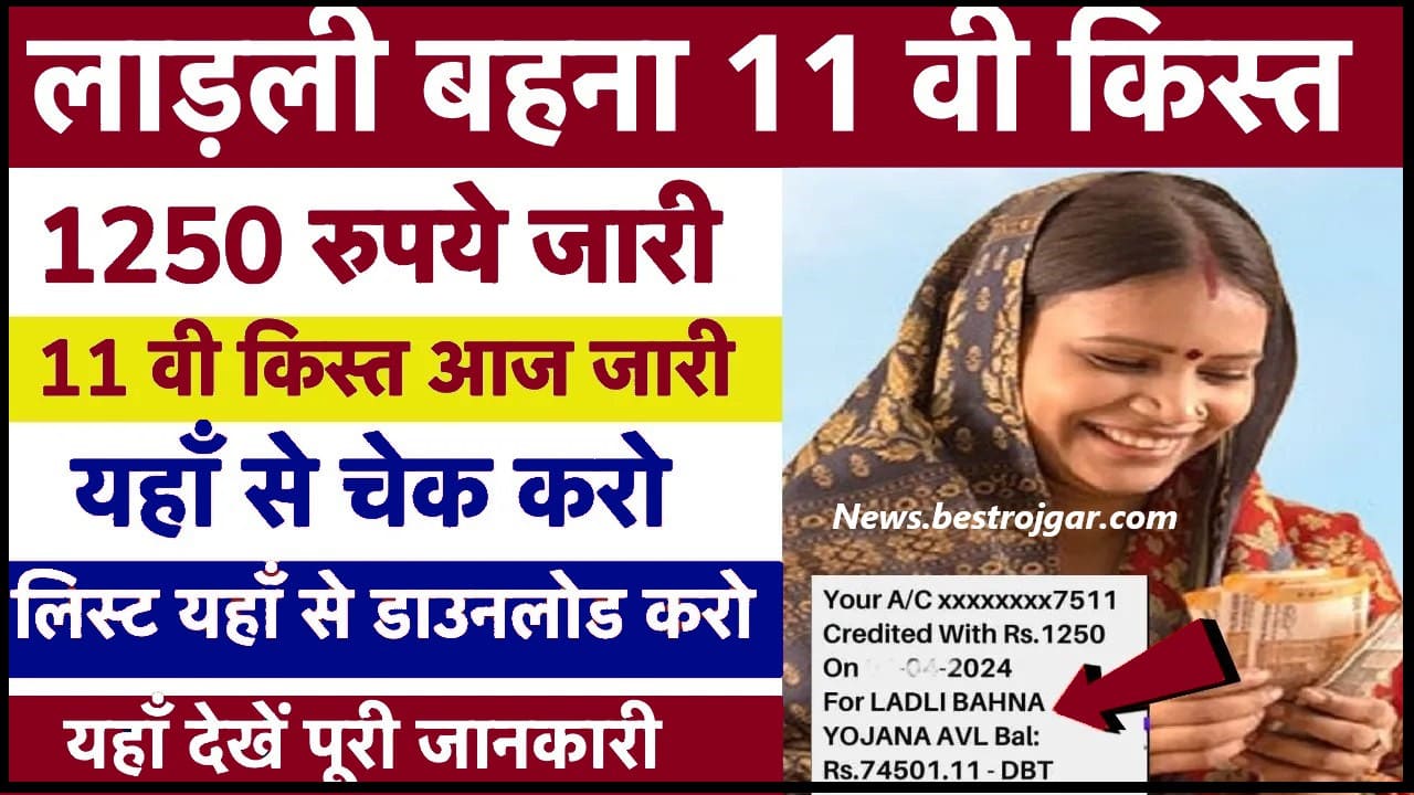 Laadli Behna Yojana 11th installment