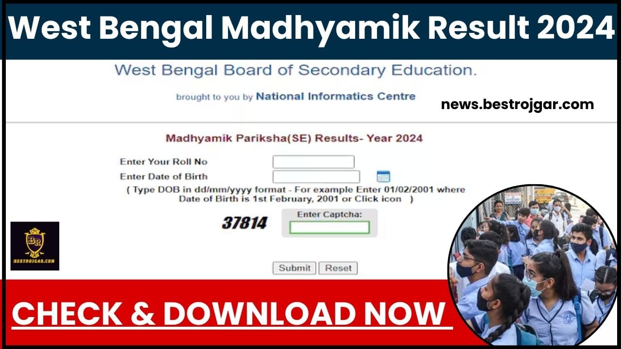 West Bengal Madhyamik Result 2024